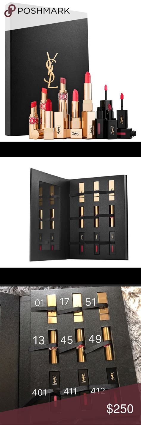 ysl lip showroom set|YSL lipstick vault.